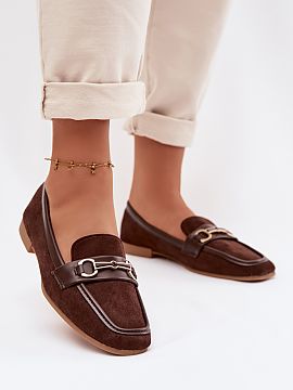 Loafers Step in style  Loafersii clasici de damă din piele ecologică sunt o propunere elegantă și confortabilă pentru ziua de zi. Talpa plată asigură confor