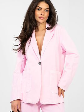 Sacou Rue Paris  Această geacă denim pentru femei este un element universal al garderobei, care combină perfect croiala clasică cu stilul zilnic și leje