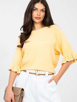 Pulover Italy Moda  Elegantul pulover de damă de lungime standard, perfect atât pentru zilele obișnuite, cât și pentru ocazii mai speciale. Confecționat d