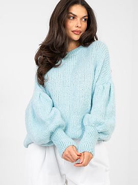 Pulover Italy Moda  Pulover elegant pentru femei cu un caracter casual, care se potrivește atât pentru ziua de zi, cât și la locul de muncă. Modelul de lun