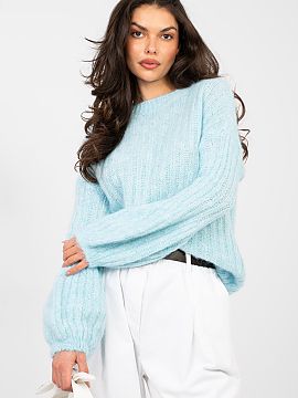 Pulover Italy Moda  Un pulover elegant pentru femei cu un caracter casual, care se potrivește atât pentru ziua de zi, cât și la locul de muncă. Modelul de 