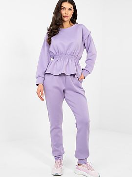 set Rue Paris  Set de damă elegant format dintr-un tricou și pantaloni, ideal pentru ziua de zi și la locul de muncă într-o versiune mai puțin formal