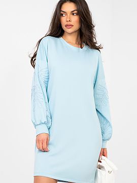 rochie de zi Rue Paris  Rochie sport mini, care combină confortul cu stilul feminin. Fabricată dintr-un material extrem de plăcut la atingere, tip butter soft, d