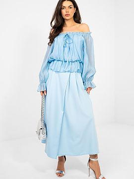 Bluzka Rue Paris  O bluză elegantă în stil boho este o combinație între subtilitatea feminității și lejeritatea relaxată. Modelul neted accentuează 