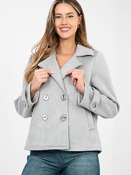 Palton Factory Price  Paltonul de damă din catifea este o propunere elegantă într-o interpretare casual, ideală pentru ziua de zi. Se va potrivi perfect în s