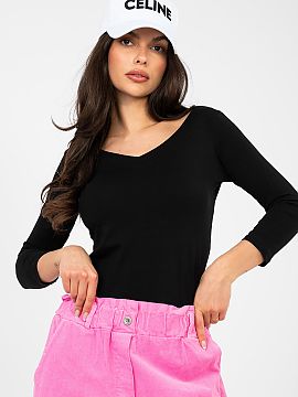 Bluzka Rue Paris  Bluza elegantă și confortabilă de purtat zilnic, cu croială slim fit, care subliniază frumos silueta, oferind în același timp confort