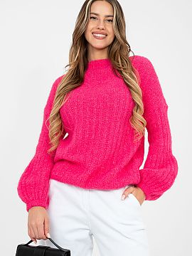 Pulover Italy Moda  Un pulover elegant pentru femei cu un caracter casual, care se potrivește atât pentru ziua de zi, cât și la locul de muncă. Modelul de 