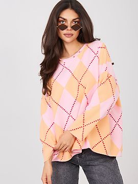 Bluză Factory Price  Bluza damă în stil oversized este o propunere ideală pentru femeile care apreciază confortul și stilul casual. Croiala mai largă ofer�