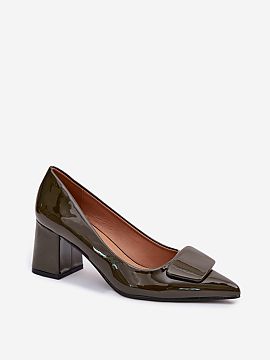 Pantofi dcu toc gros Step in style