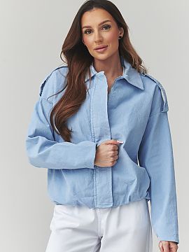 Jachetă din catifea Makadamia  Geaca stil bomber dama intr-o gama de culori moderne este o propunere ideala pentru femeile care apreciaza confortul si designul atemporal. 
