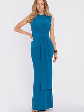 Rochie lungă Moe  Rochie maxi elegantă cu un croi ajustat, care subliniază silueta feminină și clasicitatea atemporală. Fabricată dintr-un material nete