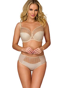 Semi-soft Vena  Un sutien cu croială semi-moale foarte șic pentru femeile care apreciază lenjeria sofisticată, dar foarte confortabilă. Broderia orname