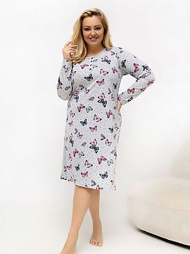 Cămașă de noapte Plus Size Forever Pink  