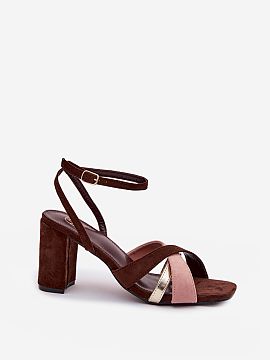 Sandale cu toc Step in style