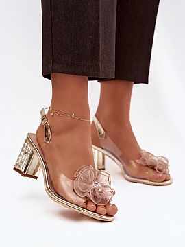 Sandale cu toc Step in style  