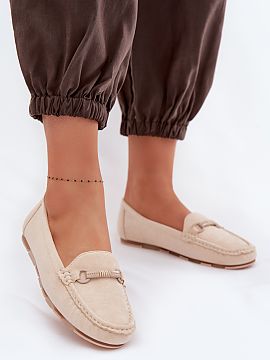 Mokasini Step in style  Mocasini damă din piele ecologică sunt o propunere elegantă și confortabilă pentru fiecare zi. Tălpile plate asigură confortul purtă