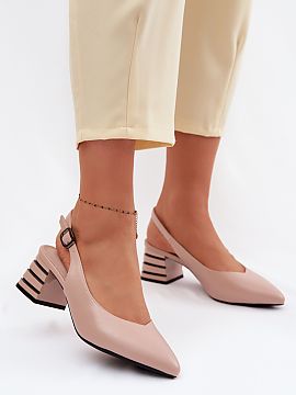 Sandale cu toc Step in style  Sandalele pentru femei de la marca Vinceza sunt o propunere elegantă pentru femeile care apreciază clasicul și confortul. Fabricate din p