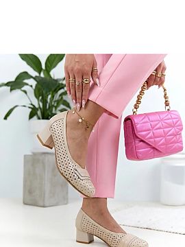 Pantofi dcu toc gros Solea