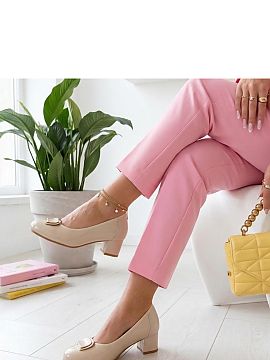 Pantofi dcu toc gros Solea