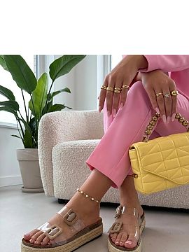 Papuci cu platformă Solea