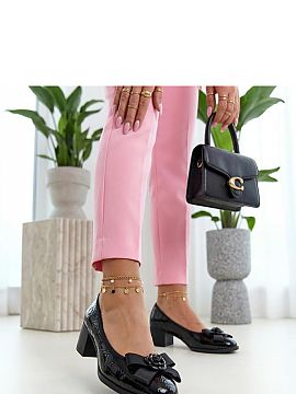 Pantofi dcu toc gros Solea