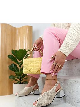 Sandale cu toc Solea