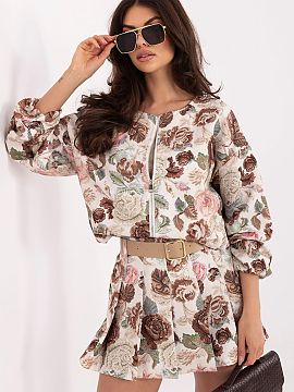 Jachetă Italy Moda  Geaca de damă de tip bomber, ideală pentru sezonul primăvară/vară. Proiectată într-un stil casual, se potrivește perfect în ținute
