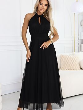 Rochie lungă Numoco  Când te pregătești pentru o nuntă, bal sau o petrecere elegantă, această rochie de seară te face să arăți elegant și să te simț