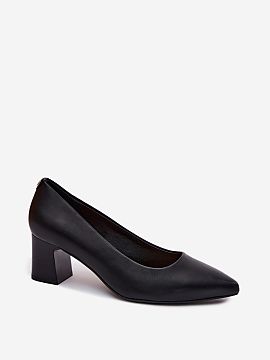 Pantofi dcu toc gros Step in style