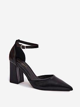 Pantofi dcu toc gros Step in style