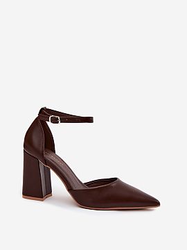 Pantofi dcu toc gros Step in style