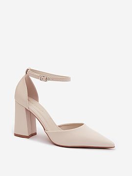 Pantofi dcu toc gros Step in style
