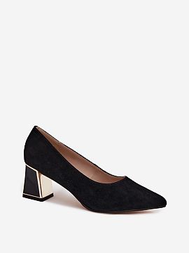 Pantofi dcu toc gros Step in style