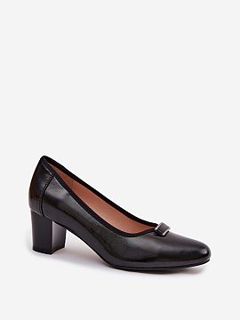 Pantofi dcu toc gros Step in style