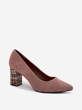 Pantofi dcu toc gros Step in style