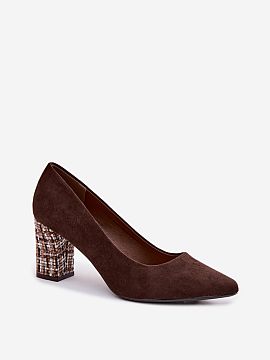 Pantofi dcu toc gros Step in style