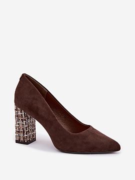 Pantofi dcu toc gros Step in style