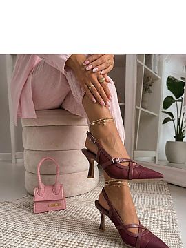 Pantofi cu toc subţire (stiletto) Solea