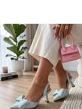 Pantofi cu toc subţire (stiletto) Solea
