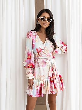 rochie de zi LaBalancia  Rochie ANNA Neon bouquet este o propunere pentru femeile care apreciază combinația dintre confort și designul impresionant. Modelul cu bu