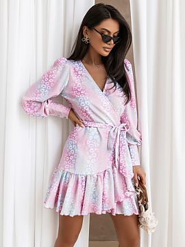 rochie de zi LaBalancia  Rochie ANNA Pastel Panther este o propunere elegantă și confortabilă pentru femeile care apreciază combinația de stil și confort. Real