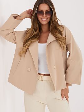 Cloak Rue Paris  Geaca scurta de dama perfecta pentru sezonul de primavara/vara este o alegere excelenta pentru femeile care apreciaza confortul si stilul at