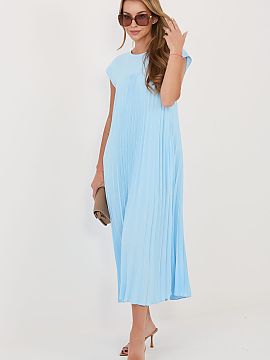 rochie de zi Rue Paris  Rochie elegantă plisată cu un caracter atemporal, care se potrivește perfect în multe stilizări, de la locul de muncă, la întâlniri 