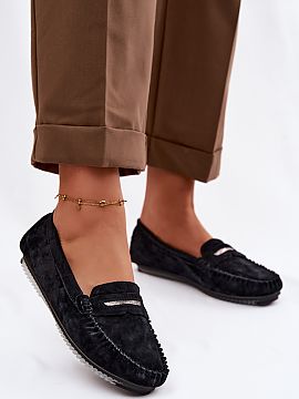 Mokasini Step in style  Mocasini damă din piele naturală de la marca S.Barski sunt o propunere elegantă și confortabilă pentru zi de zi. Materialul moale le co