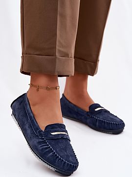Mokasini Step in style  Mocasini din piele naturală pentru femei de la marca S.Barski sunt o propunere elegantă și confortabilă pentru fiecare zi. Materialul mo