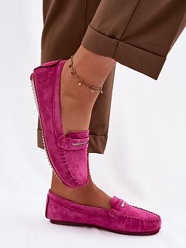 Mokasini Step in style  Mocasini de damă din piele naturală de la marca S.Barski sunt o propunere elegantă și confortabilă pentru ziua de zi. Materialul moale 