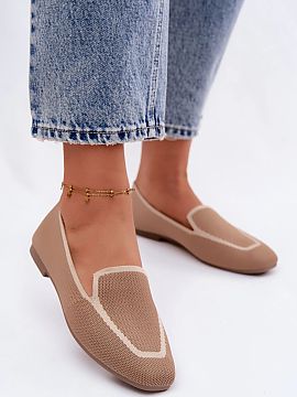 Mocasini Step in style  Mocasini damă fabricați din material plasă sunt o propunere ușoară și aerisită pentru ziua de zi. Tălpile plate garantează confort 