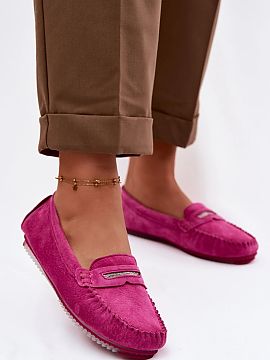 Mocasini Step in style  Mocasini de damă din piele naturală de la marca S.Barski sunt o propunere elegantă și confortabilă pentru ziua de zi. Materialul moale 