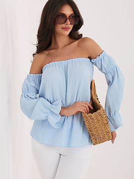 Bluzka Italy Moda  Bluza cu umeri goi este o propunere confortabilă și stilată pentru fiecare zi, ideală pentru femeile care apreciază libertatea și aspe