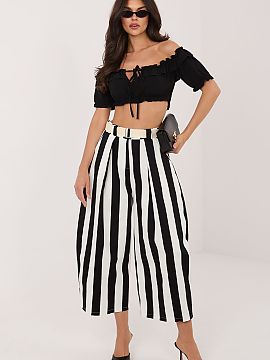 Pantaloni pentru femei Factory Price  Pantaloni culottes de damă reprezintă o propunere elegantă și confortabilă atât pentru ziua de zi, cât și pentru muncă. Croiala lor